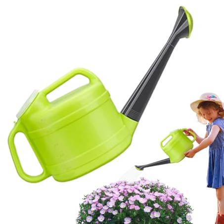 Annaffiatoio, Annaffiatoio da Esterno per Piante e Fiori con Lunga, Contenitore 2,5 Litri con Irrigatore a Pioggia per Orto Bonsai e Giardino