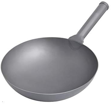 WOTZOV Wok Antiaderente, Padella Multifunzionale Leggera, Resistente alla corrosione, Facile da Pulire, Cucina Sana, Design con Fondo Arrotondato，A 40CM