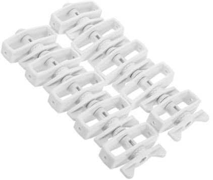 Toddmomy 10piezas Tensor De Valla Electrónico Tensores De Cable De Plástico para Jardín y Granjas Herramienta De Cable Portátil Conectores De para Sistema De Alarma Tensor De Agrícola