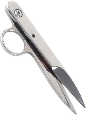 Jenivaint Tronchese per Filo, Tagliafilo Ergonomico in Acciaio Inossidabile, Mini Taglierino 12 X 3 X 1 Cm con Custodia Protettiva per Cucire Maglieria Uncinetto Tessuto Filati Pelle