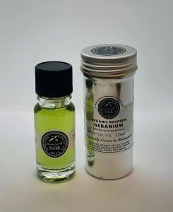 Organic Geranium Bourbon Essential Oil (Pelargonium graveolens) () by NHR Organic Oils