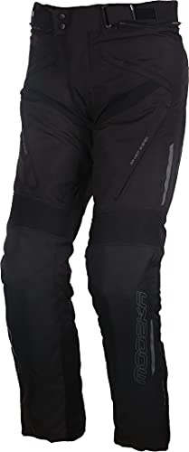 Modeka Lonic Motorcykel Textil Byxor, schwarz, 4XL