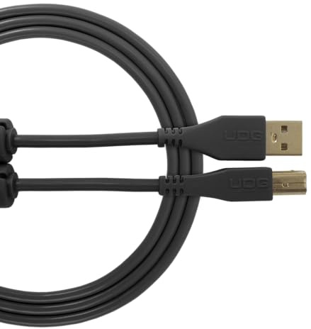 UDG Ultimate Audio Cable USB 2.0 A-B Black Straight 1m