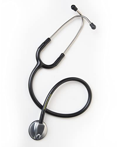 U.S. Army Cardiology Stethoscope Single Head for Medical and Clinical Use - 27 inch (Black)
