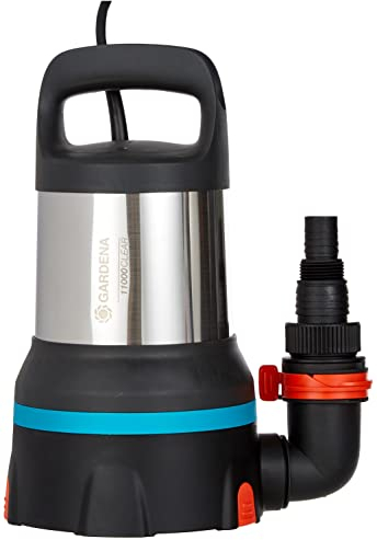 Gardena Klarwasser Tauchpumpe 11000 Aquasensor Wasserpumpe Gartenpumpe Silber