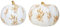 HEITMANN DECO Calabaza Blanca con patrón (Grande)