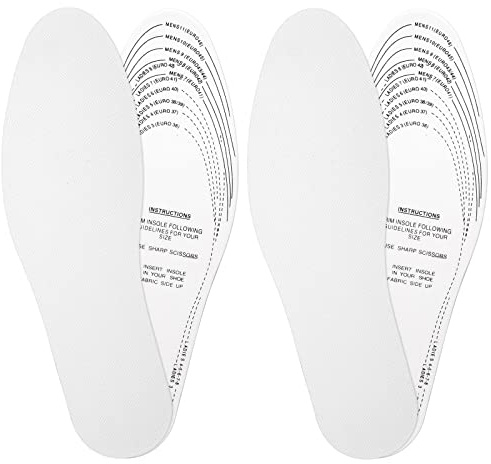 Sibba 2 Paia Di Solette Traspiranti In Lattice Per Scarpe Tagliate Su Misura Inserti In Memory Foam Inserti Di Ricambio Per Scarpe Sportive Da Corsa Scarpe Da Passeggio Uomo 41-46 Donna 36-42