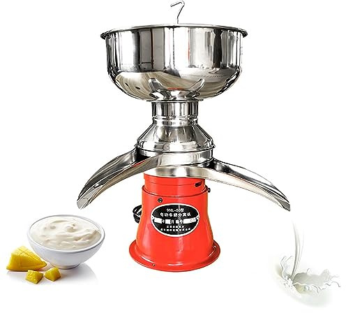 Centrifugeuse à crème de cuisine, séparateur de crème électrique 50L/H, machine à séparer le lait pour la ferme laitière domestique