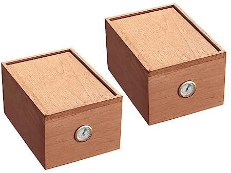 ROLTIN Humidore, große Kapazität, Zigarrenkiste, Holzhumidore, ausziehbare Zigarren-Desktop-Box, Zigarren-Humidor, einfacher Luxus-Zigarrenkoffer