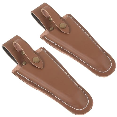 Funda de Cuero para Tijeras de Podar, 2 Piezas, Jardín