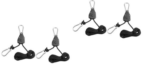 BESPORTBLE Lot De 2 Cintres De Culture Multi-usages À Cliquet Capacité De 75 Lb Pour Tente Éclairage Extérieur Des Plantes 2 Pièces X 2