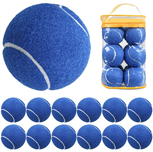12 Packungen Druckanpassungs- und Trainings-Tennisbälle