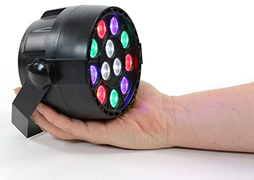 4er Pack LED Par Strahler, LED Bühnenlicht Partylicht RGB mit sprachaktiviert & Halterungen, Discolicht Scheinwerfer Beleuchtung Moving Head für Stage DJ Party Show Bar Halloween Weihnachten