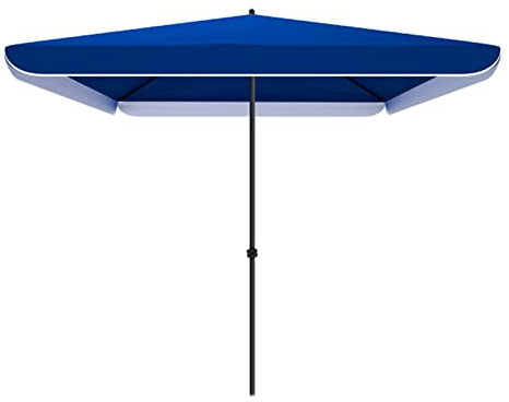 WDWDW Parasol de Plage rectangulaire, Parasol de Jardin extérieur, parasols d'extérieur commerciaux, Protection UV 50+, pour Patio, Jardin, Camping, terrasse, Piscine, arrière-Cour