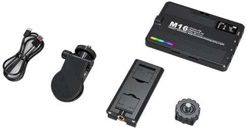 Hxhsgmeh Rechargeable Fill Light Mini RGB Clip-on for Phone, Pad, for Makeup, Selfie, Vlog