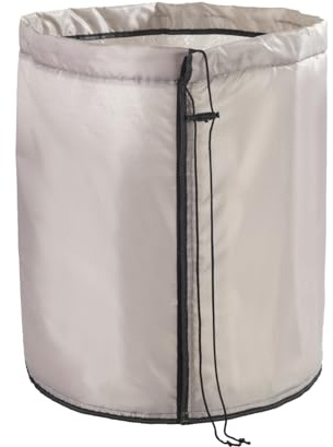 Maximex Saco protección de Las Plantas térmico macetas hibernación hasta Ø 30 cm invernar Plantas Resistente Viento y Agua Beige 30 x 40 cm poliéster 420D