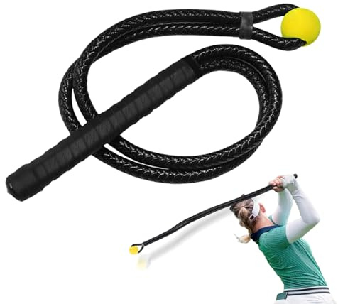 Cuerda de swing de golf, cuerda de golf con excelente poliuretano, ejercitador de equilibrio ligero de 100 cm, herramienta de entrenamiento de velocidad de golpeo para corrección, maximizar la