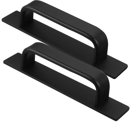 Kisangel 2pcs Aluminum Alloy Cabinet Pull Handles Ergonomic Sliding Door Handles for Interior Doors Comfortable Grip Polished Surface Oil and Dirt Resistant