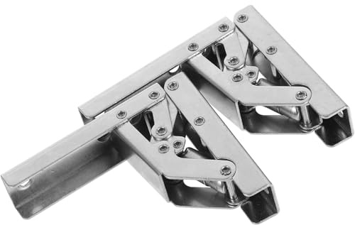 IWOWHERO Bisagras Hidráulicas Plegables para Armarios Bisagras de Montaje Superficial Cierre Suave de Metal para Puertas de Cocina Kit de 2 Piezas para Reparación y Uso Muebles