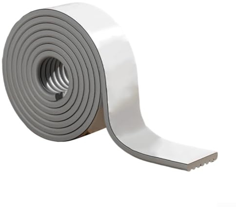 Eawfgtuw Manicotto isolante per tubi dell'acqua, 20 x 200 cm, in schiuma termica antigelo, per tubi esterni in inverno, con protezione resistente alle intemperie e suono (grigio)
