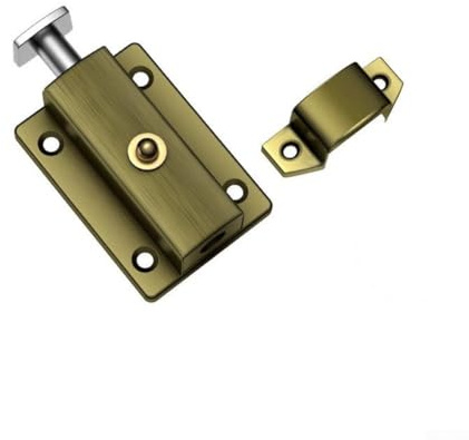 Federriegel aus Stahl zur Verteilung für Bolzen, automatische Verriegelung für Antik mit Bronze-Finish, 3 Edelstahl- und 10,2 cm Größen, Box Ho (7,6 cm)