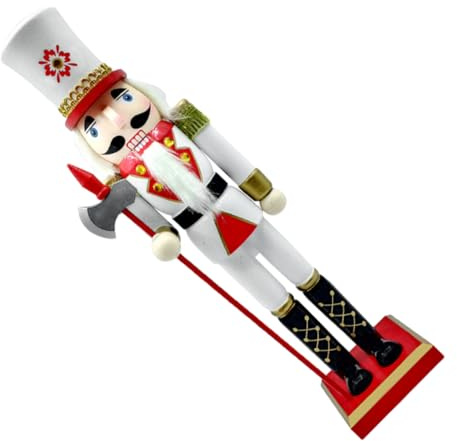 DECHOUS Schiaccianoci in Legno Artigianali da Tavolo Decorazione Natalizia Figura di Marionetta Schiaccianoci Regalo di Natale Bomboniera per Feste di Natale