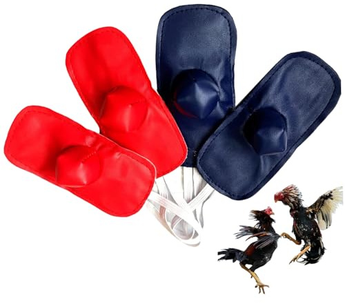 Juego de Suministros para gallos, manopla de Seguridad para Pollos, protección de Refuerzo, Accesorios para Gamefowl, 1 Juego