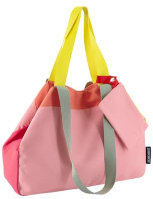 REMEMBER Canvas Tasche Rosi, B 50 x T 16 x H 36 cm, Baumwolle/Polyester – Robuste Stofftasche aus Canvas, wiederverwendbare Einkaufstasche für Alltag, Shopping oder Freizeit, nachhaltige Tragetasche