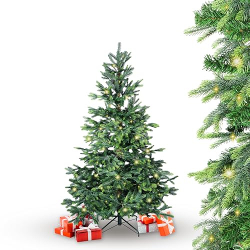 Gartenpirat Künstlicher Weihnachtsbaum BonTree Fichte 180 cm mit Beleuchtung 220 LED warmweiß Christbaum künstlich
