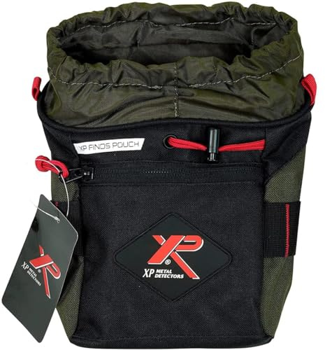 XP Metalldetektoren Funde-Tasche. Ausgestattet mit Einer großen zugänglichen Tasche und Einer kleinen Tasche mit Reißverschluss. Mehrere MOLLE-Befestigungssysteme integriert. (XPPOUCH)