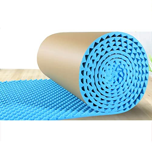 Schallschutzmatte Acoustic Foam selbstklebend 1Mx1Mx7cm Akustische Schallschutz Isolierungs-Fliesen Dämmung Schaumstoff zum Gaming Zimmer für Boxen/Akustikschaumstoff