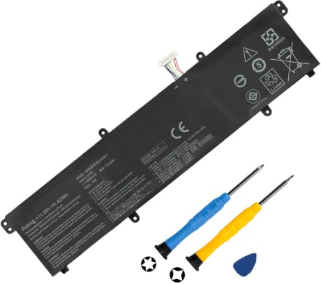 42Wh B31N1911 C31N1911 Laptop Akku für Asus VivoBook 14 M413 F413 X413 X421 17 X1702ZA Flip TP420 TP420IA M413DA M413IA M413UA F413JA F413EA F413EP F413FA X413FA X413FF X421EQ X421FA X421IA X421UA