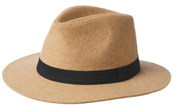 JACK & JONES Jacmedo Fedora-Cappello, Marrone Chiaro, X-Large Uomo