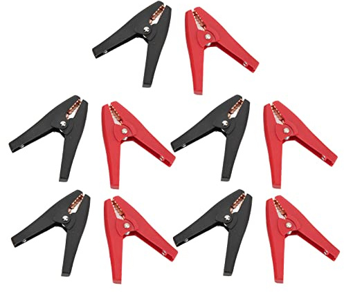Morsetto di Prova Elettrico con Clip A Molla in Metallo Resistente, Tensione 1000 V, Resistente, 30 A, per Strumenti Elettronici, Apparecchiature Industriali, Automobili