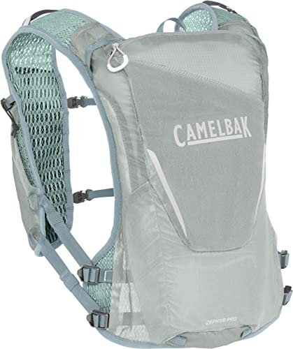 CamelBak Zephyr Pro Running Hydration Vest 963.9 g - Body Mapping Technology, Pigeon/Blue Surf