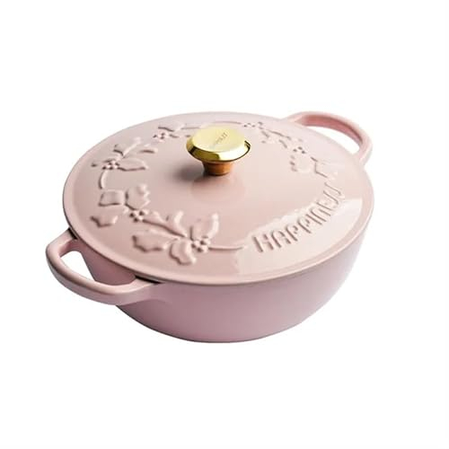 LYP-DEINEOMGS Slow Cooker e pentola for stufati: pentola Termica isolata, pentola for zuppe – utile e Facile da Pulire for Cucinare a casa(Pink)