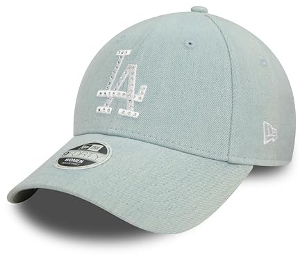New Era MLB Gorras para Mujer Logotipo del Equipo Ajustable Visera Curva Sombrero béisbol NY LA