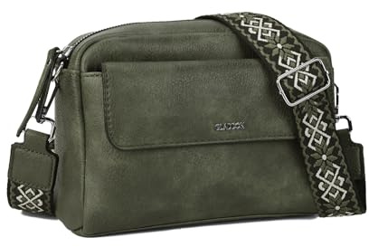 Gladdon sac bandouliere femme, petit sacoche femme bandoulière, sac à main en cuir léger et imperméable avec bandoulière amovible pour un usage quotidien
