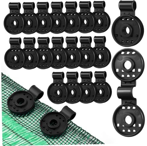 SUPVOX 50 Pezzi Clip Per Telo Ombreggiante Fissaggio Robusto Per Reti Parasole Morsetti Leggeri Per e Tende Da Sole Adatti Per Versatile e Applicazioni Multiple