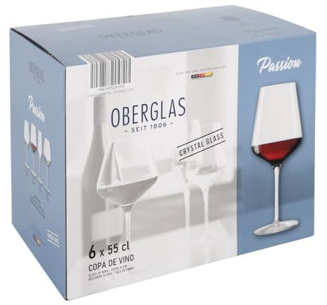 Inde Set de Copas de Vino Passion 550 ml 6 Piezas - Marca EAN: 8435476281936