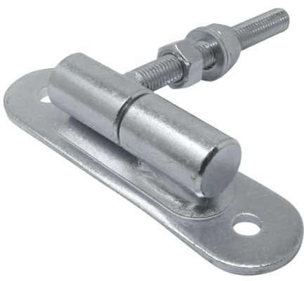 2x SOTOOLS Torangel, Torscharnier M12 - kugelgelagert, teilbar, 150 x 40 mm | Galvanisch verzinkt, kugelgelagert, teilbar, inkl. 2 Muttern und 2 Unterlegscheiben, Stahl, für Tore und schwere Türen.
