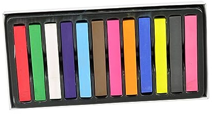 LOLIPPYY Gessetti Colorati Per Temporanei Pastello Per Trasformare Tuo Look Un Facili Da Applicare e Rimuovere Non Danneggiano Perfetti Per Feste e Occasioni Speciali
