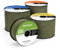 Brotree Cuerda Trenzada de Poliéster 3mm x 30m Ejercito Verde en Rollo - 100 KG Carga de Rotura
