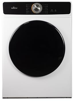 Willow W10TDW 10kg Vented Tumble Dryer with 8 Programmes, 120 Min Max Cycle Time, Front Loading - White
