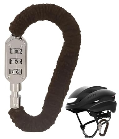Blocco Per Casco Moto - Serratura da Viaggio a Tre Cifre - Lucchetto Portatile per Bagagli,Per Motociclisti Pendolari Viaggi Palestra Campeggio Pesca Bici
