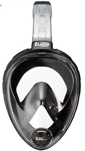 TUSA Vollgesichtsmaske Schnorcheln Black Series M