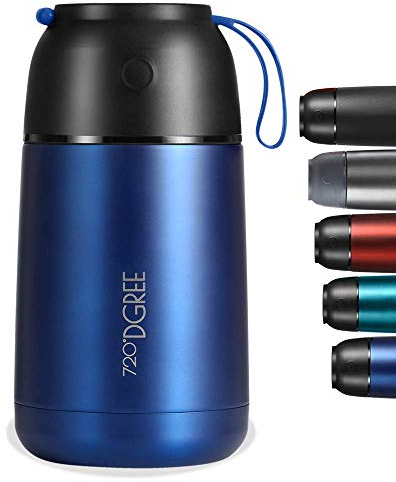 720°DGREE KAAVE Conteneur Thermique pour Aliments wunderJar - 730ml | Container Isotherme en Acier Inoxydable pour Alimentaire Chaud ou Froid | Contenant Thermo | Boite, Recipient Inox | Sans BPA