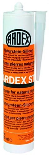 ARDEX ST Silicone in pietra naturale, 310 ml, colore grigio, sigillante siliconico monocomponente, reticolato neutro