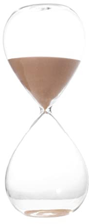 IMIKEYA 30-Minuten Sanduhr Timer Aus Glas Moderne Kreative Sanduhr Transparent Für Meditation Yoga Und Kinder Deko Für Wohnzimmer Und Büro