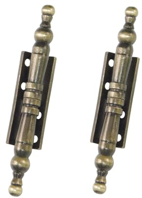 Amig - Charnière décorative amovible | Design original en zamak | Pour portes d'armoire et meubles pour la maison| Facile à installer | Charniere ancienne porte placard, Cuir, Zinc